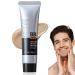 Mens BB Cream Foundation Tinted Moisturiser Mens Concealer Colour Correcting Cream for Cover Blemishes Tinted Sunscreen for Face Skin Tint Foundation with SPF15+ Sunscreen Moisturizer Face