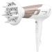 Rowenta CV5830 Studio Dry Hair Dryer - 2100W 3 Temp/2 Speed Levels Ions Cold Air Button Diffuser | White/Rose Gold - International Shipping Available - Buy Online on GoSupps.com