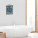 Funny Wooden Wall Sign for Bathroom - If You Pee on the Seat I Scrub it with Your Toothbrush! - Geruwam Blue Art Decor - Buy Online on GoSupps.com