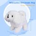 WorWoder Plush Bichon Frise Toy Puppy - Interactive Electronic Pet Dog for Kids | Walking, Barking, Tail Wagging & Stretching Companion Animal (Bichon Frise) - Buy Online on GoSupps.com