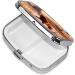 Portable Dog Catching Pheasant Printed Pill Box - Travel Medicine Organizer | International Shipping Available - Buy Online on GoSupps.com