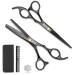 Hairdressing Scissors 6.7inch KYG Professional Hair Scissors 2 Extra Sharp Hair Cutting Scissors & Thinning Scissors Precise Haircuts Stainless Steel with 1 Comb for All Ages 6.7 inch