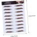 Beavorty 8 Pcs Eyebrow Stickers Blush Makeup False Water Transfer Eyebrow Sticker Eyebrow Shape Applique 4d - Buy Online on GoSupps.com