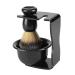 Premium 3-in-1 Shaving Brush and Bowl Set for Men | Badger Hair Brush Shaving Bowl & Holder | Perfect Shaving Kit in Black - Buy Online on GoSupps.com