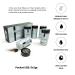 Kmax Hair Fibers - Keratin Hair Loss Coverage Pocket Size (5 Bottles x 3g) - Light Gray | International Shipping - Buy Online on GoSupps.com