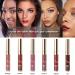 6-Part Waterproof Lip Gloss Set | Silky Smooth Matt Liquid Lipstick - Non-Stick & Durable Makeup Essentials - Buy Online on GoSupps.com