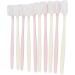 YWBL-WH 10-Part Soft Bristle Toothbrush Set - Portable Travel Toothbrushes with Sleeves for Adults - Buy Online on GoSupps.com