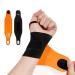Rhinosport wrist bandages wristwear wrist bandage Wrist wraps for fitness bodybuilding Kraftsport & Crossfit wristwoner (couple) Black