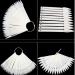 250 Pcs Stiletto Nail Tips Color Display Sticks with Metal Ring Holder - Natural Color - Buy Online on GoSupps.com