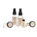 evanhealy Calming Blue Skin Care Set | 5 Piece Travel Face Care Kit for Sensitive Skin | Skincare Kit with Facial Mask & Gentle Skin Cleanser | Anti Aging Skin Perfecting Treatment