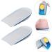 NOLITOY Shock Absorbing Heightening Insoles - 3 Pairs Gel Shoe Inserts for Men & Women Invisible Lift Cushions & Heel Boosters - Buy Online on GoSupps.com