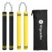 MSGumiho Nunchucks Safe Foam Rubber Training Nunchucks Nunchakus with Steel Chain for Kids Adults & Beginners Practice and Training BKRE 2