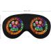 Tie Dye Animal Paw Print Sleep Mask | Adjustable Blindfold for Sleeping | Blocks Light for Night Travel | Men Women - Buy Online on GoSupps.com