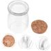 Zerodeko 5pcs Cork Glass Bottle Ordinary Glass Simple Perfume - Buy Online on GoSupps.com