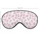 Shop Strawberry & Pink Cow Skin Sleep Mask for Women | Adjustable Eye Shades with Elastic Strap - International Shipping Available - Buy Online on GoSupps.com