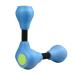 VIDELLY 2 Pieces Water Dumbbells Aquatic Exercise Dumbbells Pool Fitness Water Aerobic Exercise Foam Dumbbells Pool Resistance Sports EVA Foam Dumbbell Set Water Fitness Equipment for Weight Loss,Blue
