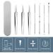 7Pcs Blackhead Remover Tool Set Professional Pimple Spot Popper Acne Comedone Extractor Kit Stainless Steel Blackhead Removal for Blemishs Whitehead Popping Spot Zit Removing with Case(Silver) - Buy Online on GoSupps.com