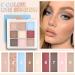 AMY'S DIARY Glitter Eyeshadow Palette - 9 Colors Eye Makeup Cosmetics for Daily & Party Looks - Buy Online on GoSupps.com