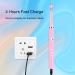 Sonic Electric Toothbrush for Adults - Rechargeable with 8 Brush Heads, Travel Case, 40 Day Endurance, 3 Modes - SHAOJIER (Pink) - Buy Online on GoSupps.com