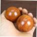 Beaupretty 3 Couples Chinese Massage Balls | Asian Meditation & Hand Exercise Stress Relief Tools for Adults | Wooden Wrist Balls for Health - Buy Online on GoSupps.com