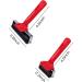 2 Pcs Hard Rubber Brayer Roller Set for Construction Tools & Printmaking - 3.8 and 2.2 - Red - Buy Online on GoSupps.com