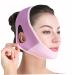 Double Chin Reducer | V Line Lifting Mask & Chin Strap for Women - Face Slimming Solution (Purple - Buy Online on GoSupps.com