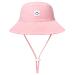 HSYZZY Baby Sun Hat Smile Face Toddler UPF 50+ Sun Protective Bucket hat Nice Beach hat for Baby Girl boy Adjustable Cap 2-4 Years Pink