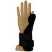 Rolyan Universal Thumb Spica Splint Forearm Brace Fits Both Left and Right Wrists with Adjustable Straps Short Length
