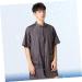 SOESFOUFU Woman Hair Dye Clothes Men Jackets Barber Apron Cape Hair Dye Jacket Nursing Gown Mens Coat Thobes for Men Barber Vest Tank Tops Hair Dye Short Sleeve Work Nursing Clothes Shirt - Buy Online on GoSupps.com