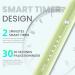 7AM2M Sonic Electric Toothbrush for Adults and Kids One Charge for 90 Days with 6 Brush Heads 5 Modes with 2 Minutes Build in Smart Timer Roman Column Handle Design(Green) Green No Travel Case - Buy Online on GoSupps.com
