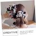 minkissy Panda Hair Band Cute Animal Scrunchies Hairbands for Womens Hair Girls Hair Ties Panda Doll Hair Rope Towel Microfiber Scrunchie Hair Ties for Women Lace up Ponytail Women's Cloth - Buy Online on GoSupps.com