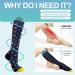 Pnosnesy Compression Socks (7 Pairs) for Men & Women 15-20 mmHg is Best for Athletics Running Flight Travel Support S/M Multicoloured 01 - Buy Online on GoSupps.com
