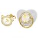 Light Silicone Pacifier Set - BPA-Free 0-6m Safe & Flexible Design (4 Pieces) - Buy Online on GoSupps.com