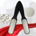 Milisten 2pcs Foot Scraper & Exfoliating Rubbing Brush - Pedicure Callus Remover for Smooth Feet - International Shipping Available - Buy Online on GoSupps.com