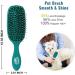 Wet Brush Pet Brush Smooth & Shine Teal - BPET833TEAL - Buy Online on GoSupps.com