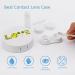 Love Tennis Contact Lens Case - Portable Round Travel Kit with Mirror for Daily Use - Buy Online on GoSupps.com