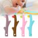 4Pcs Teether Tubes Soft Silicone Teething Tubes Baby Soothing Teether Toy Baby Teething Toy Teether Chewing Tube Food Grade Silicone Set Kit for Infant - Buy Online on GoSupps.com