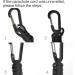 EOTW Carabiner Keychain - Small Aluminum Clip D Ring for Camping, Hiking, Fishing - Black - Buy Online on GoSupps.com