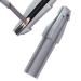 Lambo flat pencil pencil-4-in-1-duck-cut design eyebrow pencil cosmetics pencil pointer double-spitzer Eye make-up pencil mane