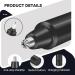 Gifnytee Nose and Ear Hair Trimmer - Professional Painless Clipper for Men & Women | Rechargeable Eyebrow Trimmer SF-M1 (Black - Buy Online on GoSupps.com