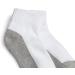 Jefferies Socks Big Boys' Seamless-Toe Quarter Athletic Socks 6-Pack - White/Grey, Medium Size - Buy Online on GoSupps.com
