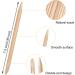 400 Pcs Orange Wooden Cuticle Pusher Sticks | Multifunctional Double-End Tools for Manicure Pedicure - Buy Online on GoSupps.com