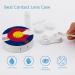 Colorado Flag Baseball Contact Lens Travel Kit | Portable Cute Box with Mirror for Daily Outdoor Use - Buy Online on GoSupps.com