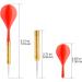 Accmor 18 Pcs Steel Tip Darts Set for Bar Dart, Metal Darts for Dartboard - Buy Online on GoSupps.com