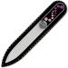 Small Size Crystal Glass Nail File hand decorated with Swarovski crystals Hand Made in Czech Republic (Europe) Czech Tempered Glass Lifetime Guaranty in Suede Sleeve (Fuchsia - Light Rose) - Buy Online on GoSupps.com
