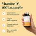 NOVOMA Vitamin D3 2000 IU/d Natural Vitamin D Micro-Encapsulated - High Absorption Immune System Bone & Muscle Health 2 Month Cure 120 Capsules Made in France - Buy Online on GoSupps.com
