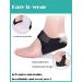 Plantar Fasciitis Heel Cups - Relief for Achilles Tendonitis & Heel Pain | Adjustable Heel Pads - Black, Size S (3-6.5UK) - Buy Online on GoSupps.com