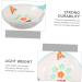 Ciieeo 10 Pcs Seasoning Dish Soy Dipping Bowl Household Snack Dish Sugar Container Flower Shape Sauce Dish Appetizer Dish Serving Saucers Bowl Dishes Sushi Child Ceramics Snack Plate 13.8X10X2.5CMx5pcs As Shownx5pcs - Buy Online on GoSupps.com