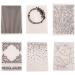 6 Styles Flower Leaves Plastic Embossing Folder DIY Craft Template Molds Stamp Stencils Scrapbook Paper Cards Photo Album Making Tool Embossing Folders Handmade Art Craft Supplies Decorating Mold