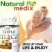 Natural medix Premium Triple Maca Black Red and Yellow Maca Vitality & Endurance Support 100% Natural Supplement - Buy Online on GoSupps.com